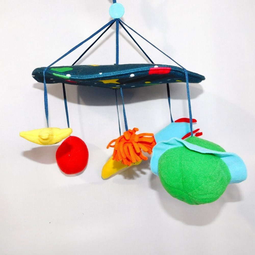 IKEA Klappa Planets Star Moon Rocket Space MOBILE Crib Child Ceiling Hanging